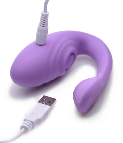 Inmi 7X Pulse Pro Purple Pulsing Clit Stim Vibe with Remote Vibrators - G Spot