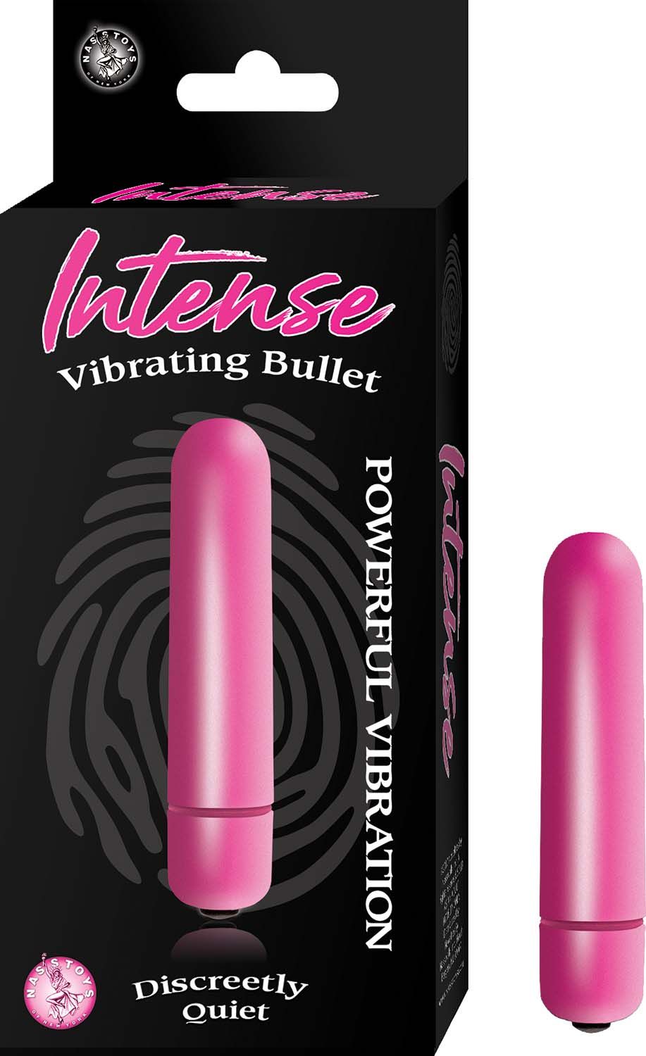 Intense Waterproof Vibrating Bullet Black Secondary image