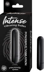 Intense Waterproof Vibrating Bullet Black > Vibrators > Mini Vibrators