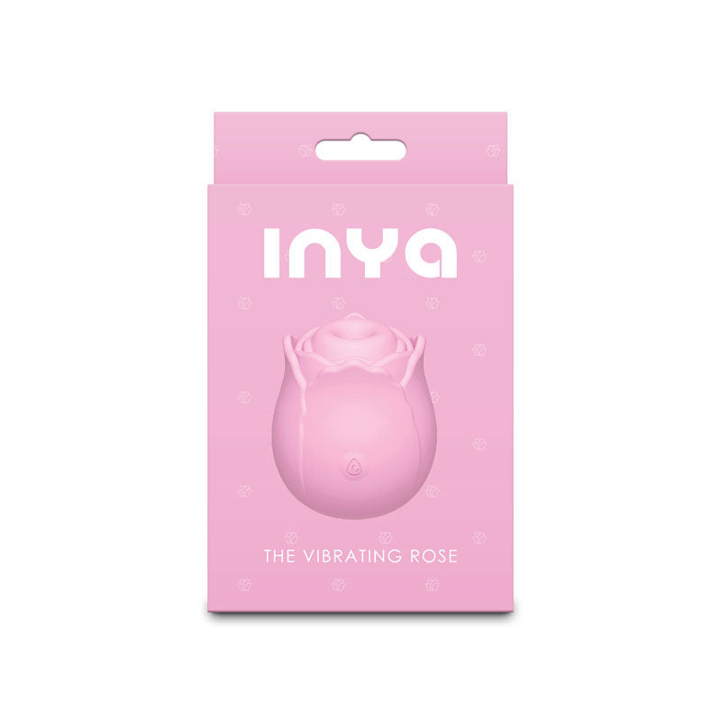 Inya Vibrating Rose (Pink) – Rechargeable Clitoral Vibrator Clit Stimulators