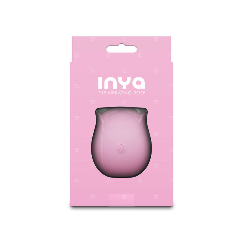 Inya Vibrating Rose (Pink) – Rechargeable Clitoral Vibrator Clit Stimulators