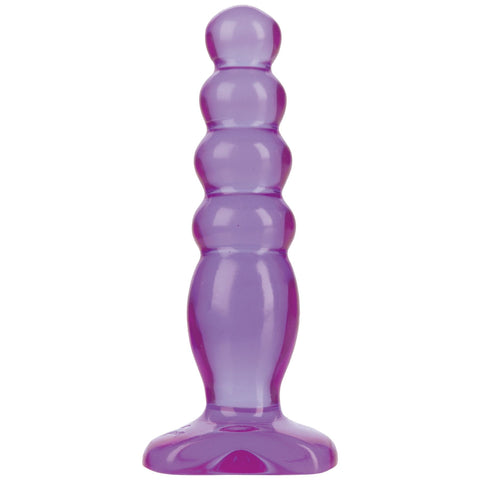 Crystal Jellies Clear Anal Plug Soft Flexible Graduated Toy
