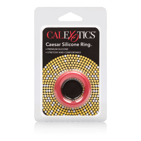 Caesar Black Silicone Cock Ring for Stamina and Comfort COCK RINGS
