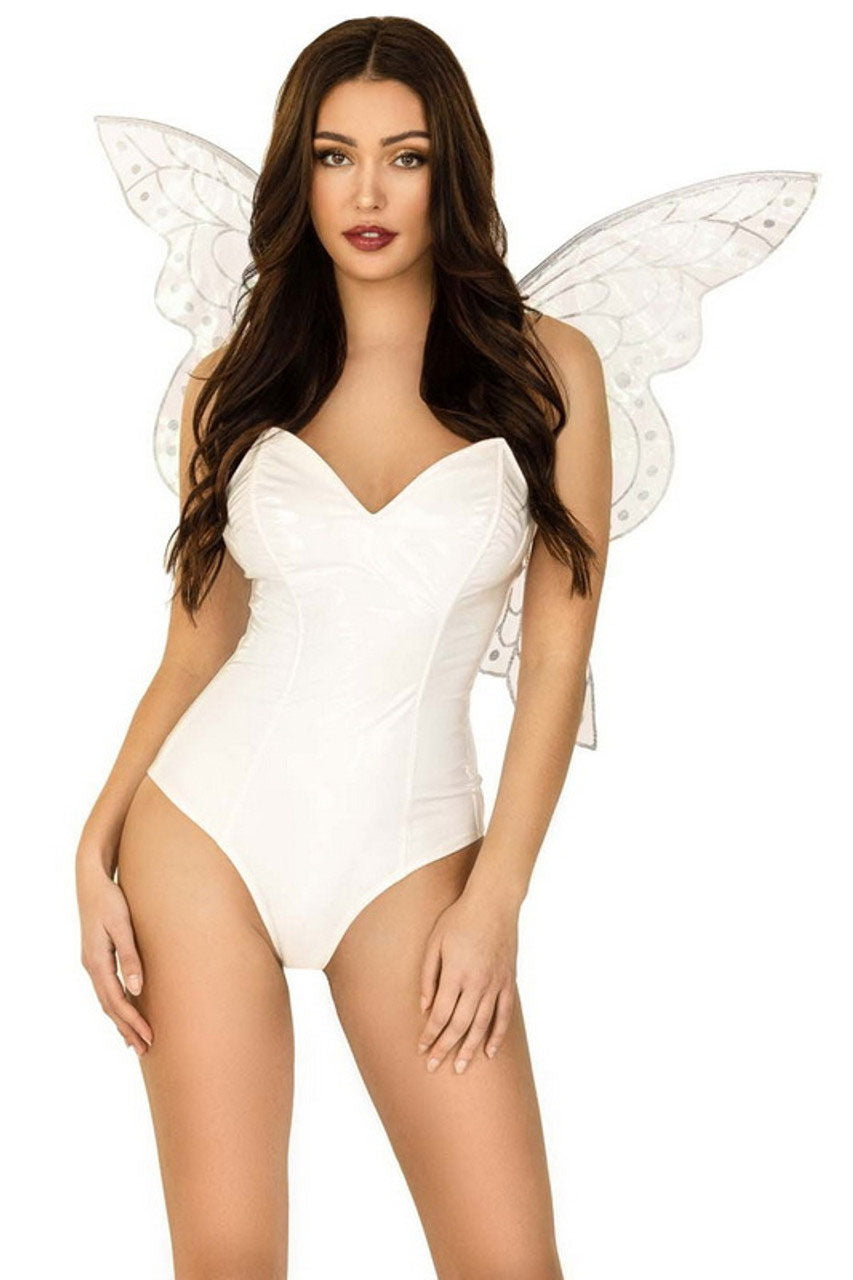 Iridescent Glitter Fairy Wings Costume One Size Multicolor > Clothes > Costumes > Womens