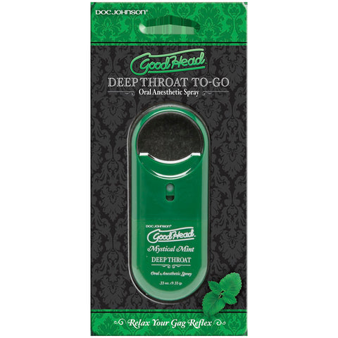 GoodHead To Go Deep Throat Spray (Mint) – 9ml Desensitizing Spray > Lube > Oral Gels & Sprays