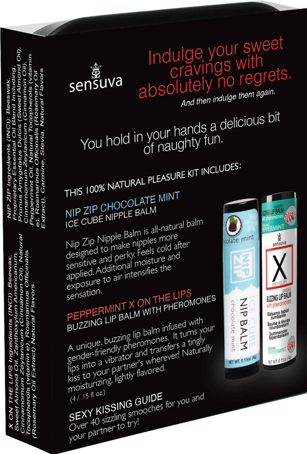 Lips and Nips Chocolate Peppermint Pleasure Kit Default Title > Sex Toys > Nipple Stimulators