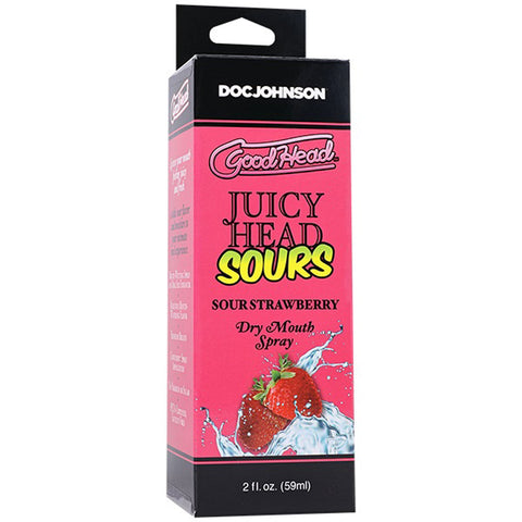 GoodHead Juicy Head Sour Strawberry Dry Mouth Spray 2 Oz Oral Gels & Sprays
