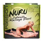 Nuru Inflatable Vinyl Massage Sheet with Inflatable Border Mess-Free Surface > Bondage Gear > PVC Orgy Bedding