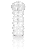 Pipedream Extreme Clear Leader Snatch – Clear Handheld Masturbator > Sex Toys For Men > Masturbators > Manual