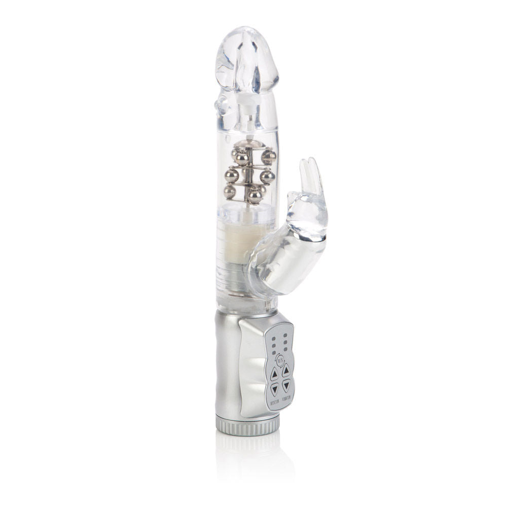 Waterproof Jack Rabbit Floating Beads - Blue VIBRATORS-RABBIT