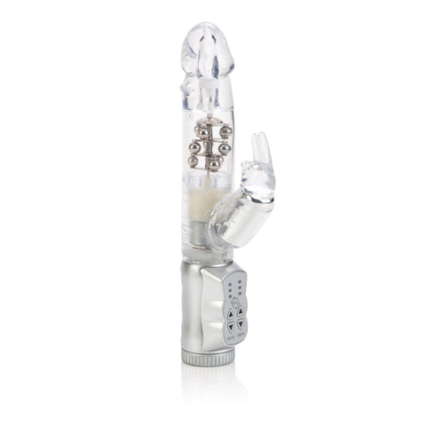 Waterproof Jack Rabbit Floating Beads - Blue VIBRATORS-RABBIT