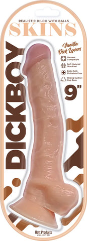 Dick Boy Skins 9 Inch Suction Cup Dildo Beige > Dildos > Realistic Dildos