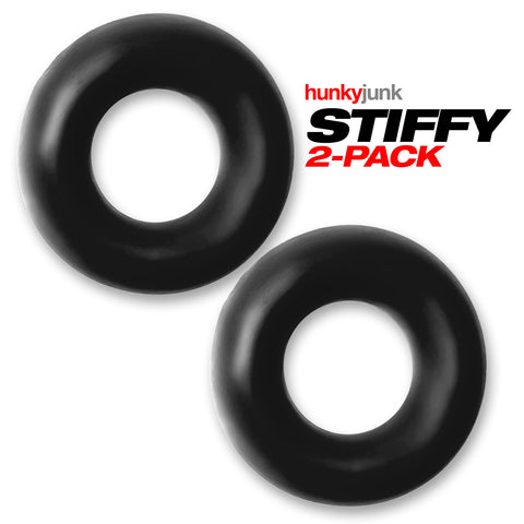 Stiffy 2 Piece Bulge Cockrings by HunkyJunk Tar Ice COCK RINGS