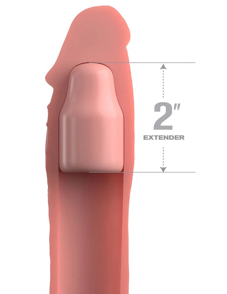 Fantasy X-Tensions Elite 6 Inch Penis Extension Sleeve Light SLEEVES