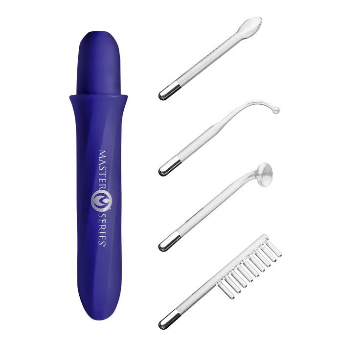 Elektrawand Rechargeable Violet Wand (Purple) – Cordless Electro Stimulation Wand with Attachments E-STIM TOYS
