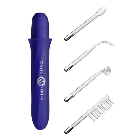 Elektrawand Rechargeable Violet Wand (Purple) – Cordless Electro Stimulation Wand with Attachments E-STIM TOYS