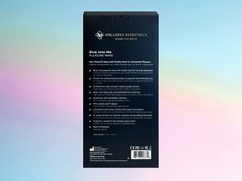 Give Into Me Pleasure Wand Blue Flexible Powerful Massager > Sex Toys For Ladies > Wand Massagers and Attachments