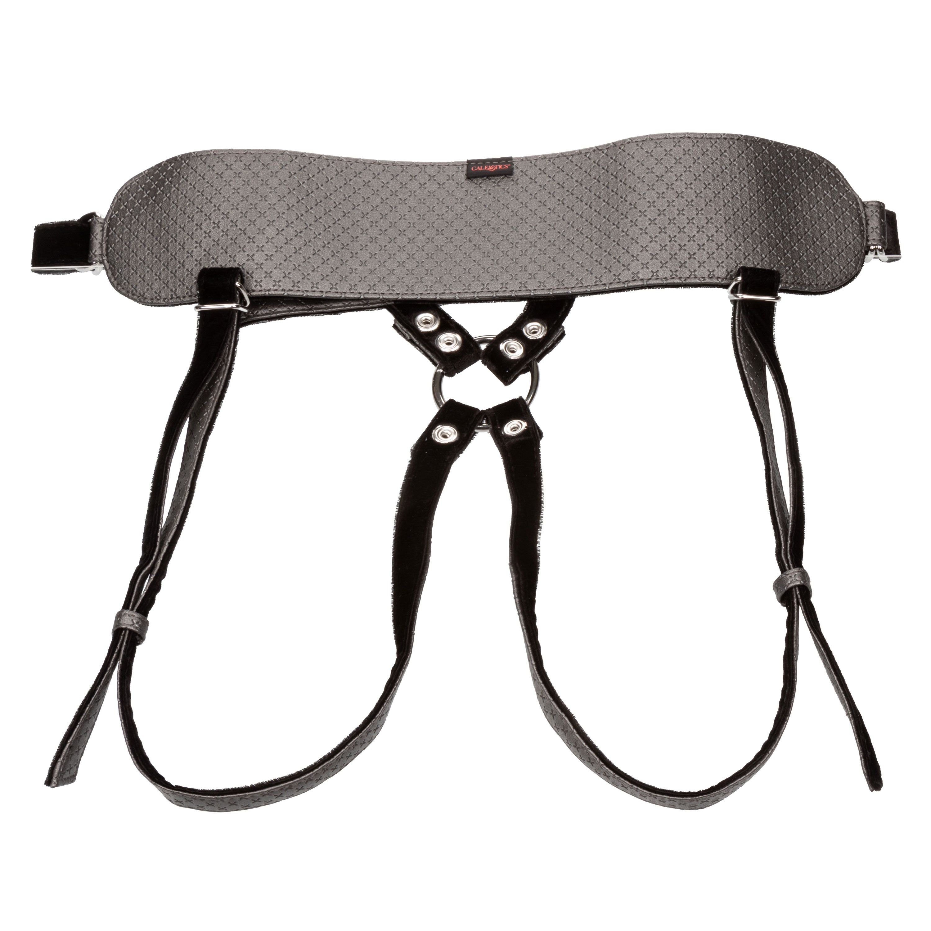 Her Royal Harness Regal Princess Crotchless Harness Pewter > Dildos > Strap On Harnesses