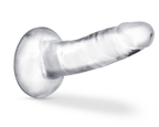 B Yours Plus Clear Suction Cup 5" Dildo Soft Realistic Feel > Dildos > Slim Dildos