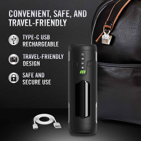 M for Men Master Blaster Automatic Male Masturbator Black Strokers - Manual