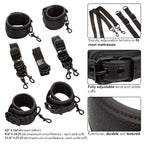 Nocturnal Collection Black Bed Restraints for Intimate Play > Bondage Gear > Restraints