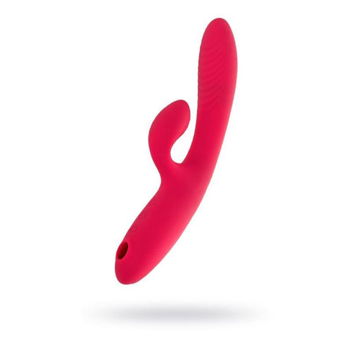 JOS Enila Dual Ended Vibrator with Clitoral and G-Spot Stimulator Pink VIBRATORS-RABBIT