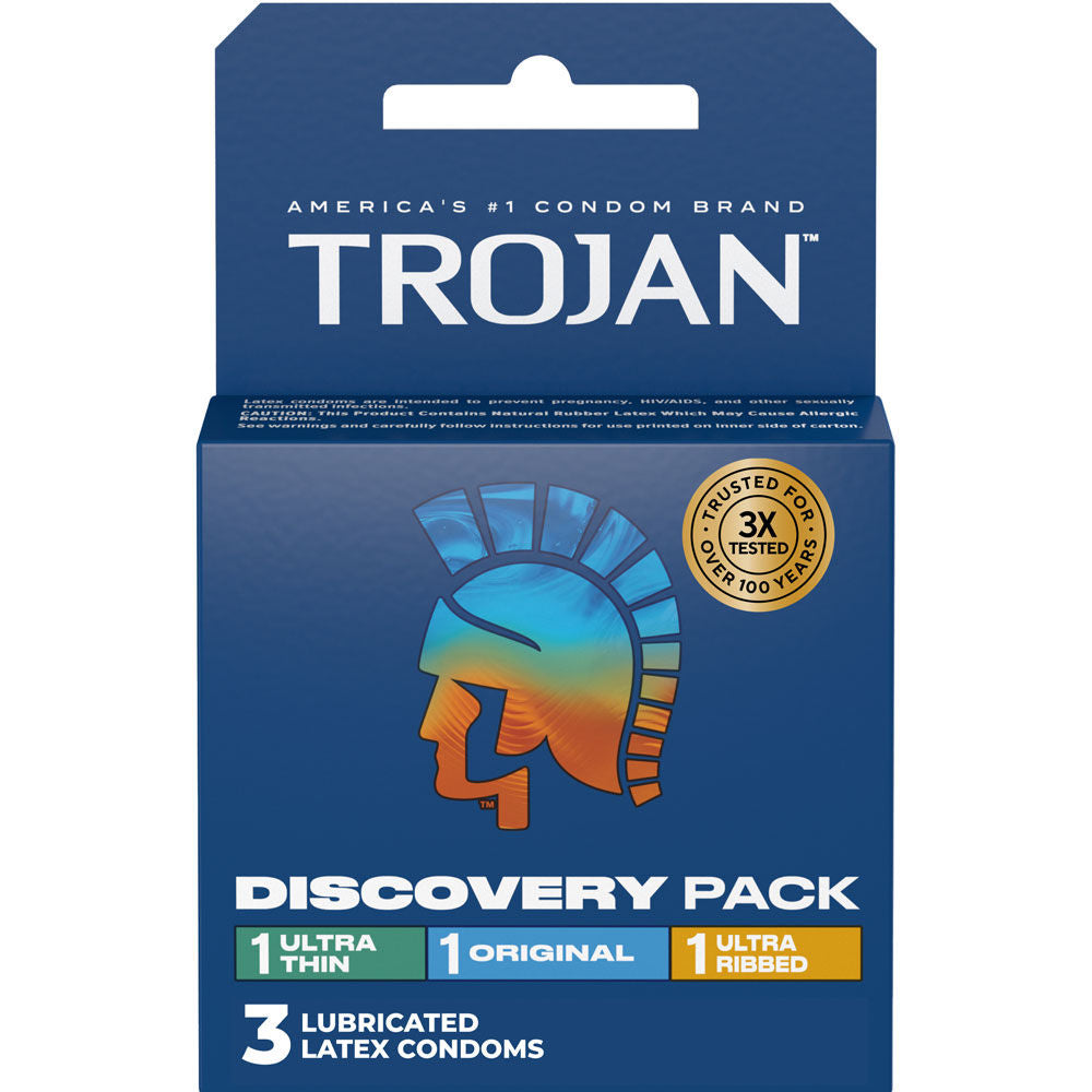 Trojan Discovery Pack – Condom 3 Pack Default Title > Essentials > Condoms Main image