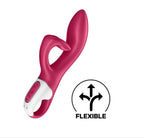 Satisfyer Embrace Me Rabbit Vibrator – Waterproof Dual Motor Silicone Design > Vibrators > Ladies > Rabbit