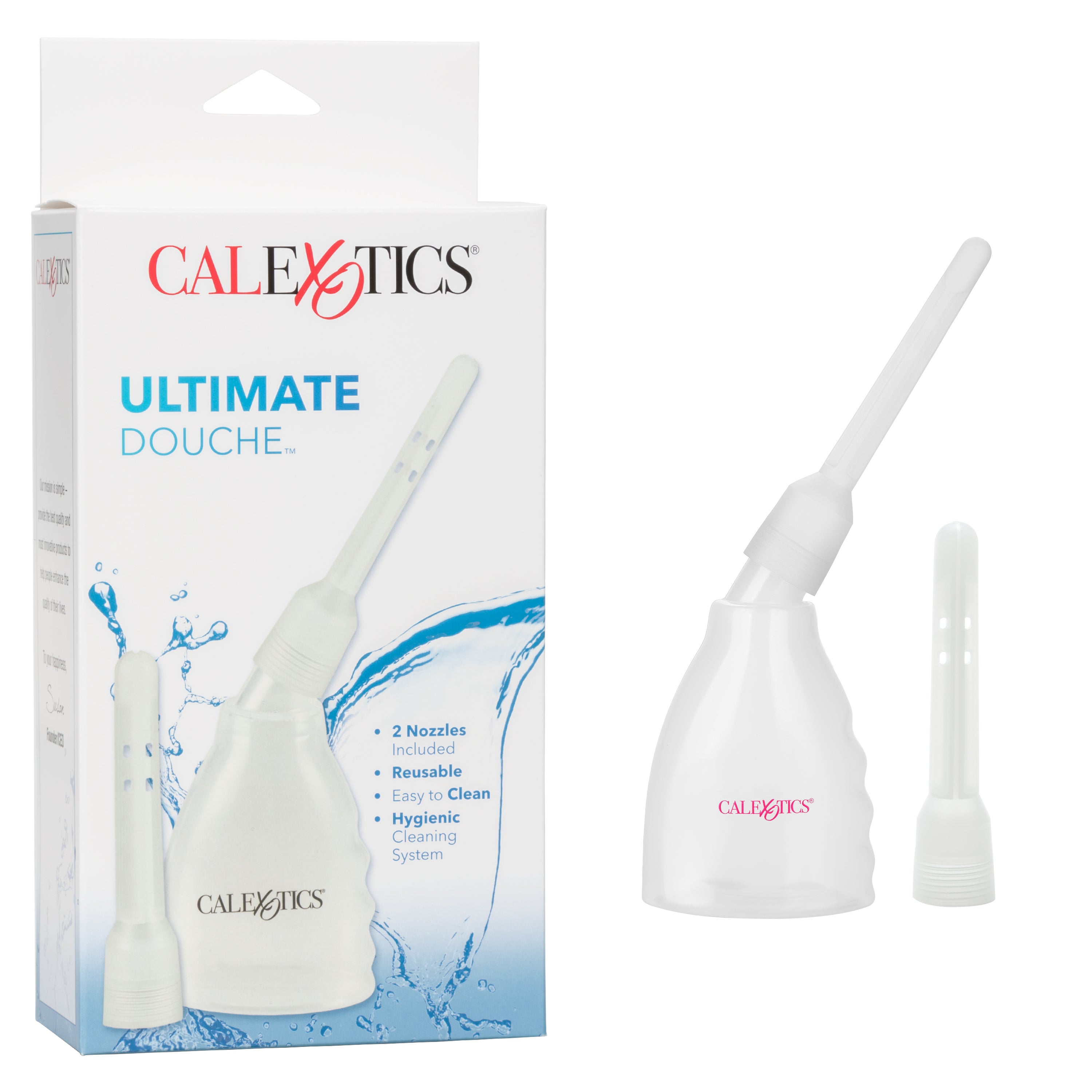 CalExotics Ultimate Anal Douche Bulb Hygiene Cleaner Kit Douches