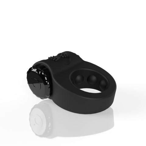 Screaming O Ritz Black – Rechargeable Vibrating Pleasure Ring Cock Rings Vibrating