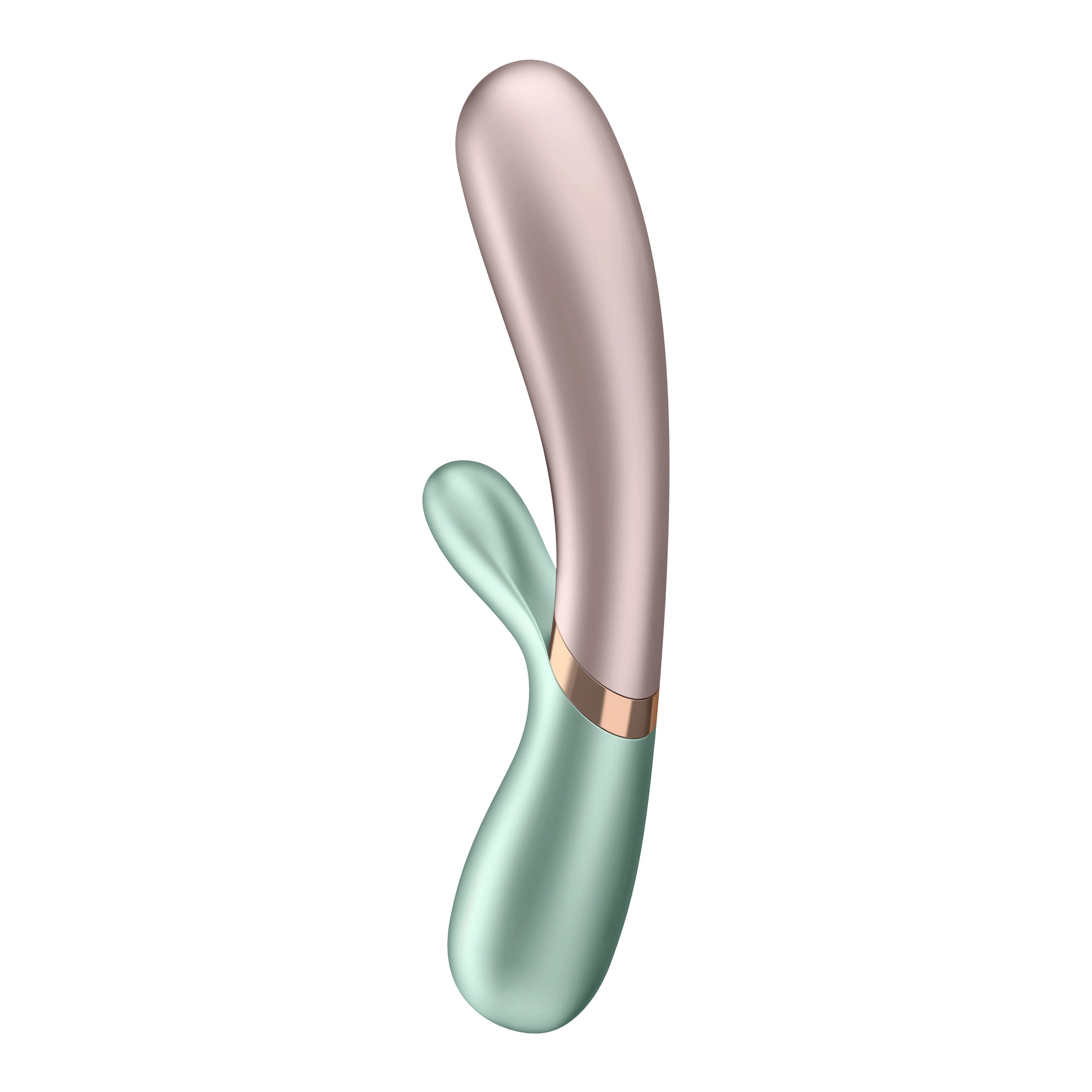 Satisfyer Hot Lover Warming Dual-Stim Vibrator Green with Bluetooth and App Control > Sex Toys > Couples Toys