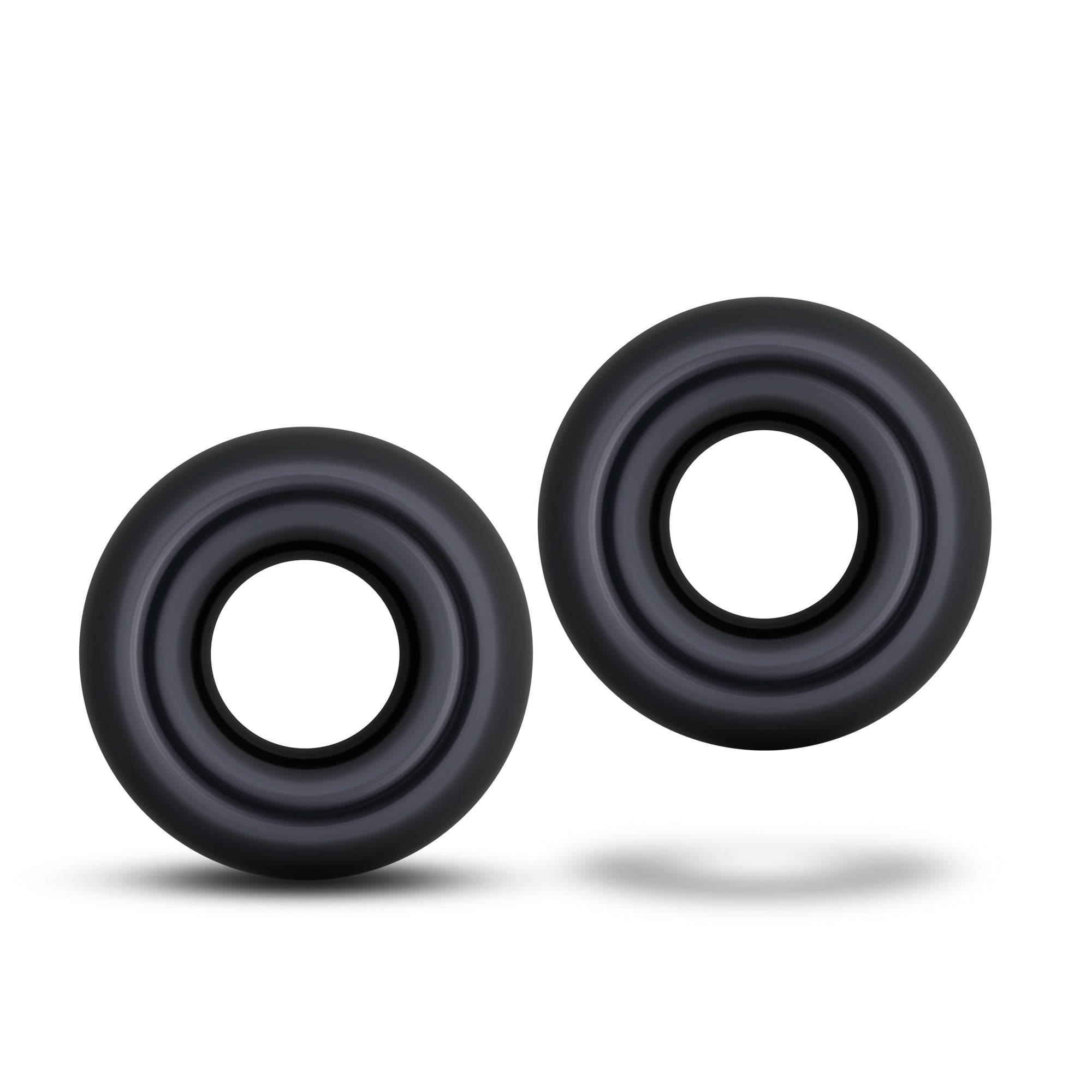 Stay Hard Donut Rings Oversized Black COCK RING Set