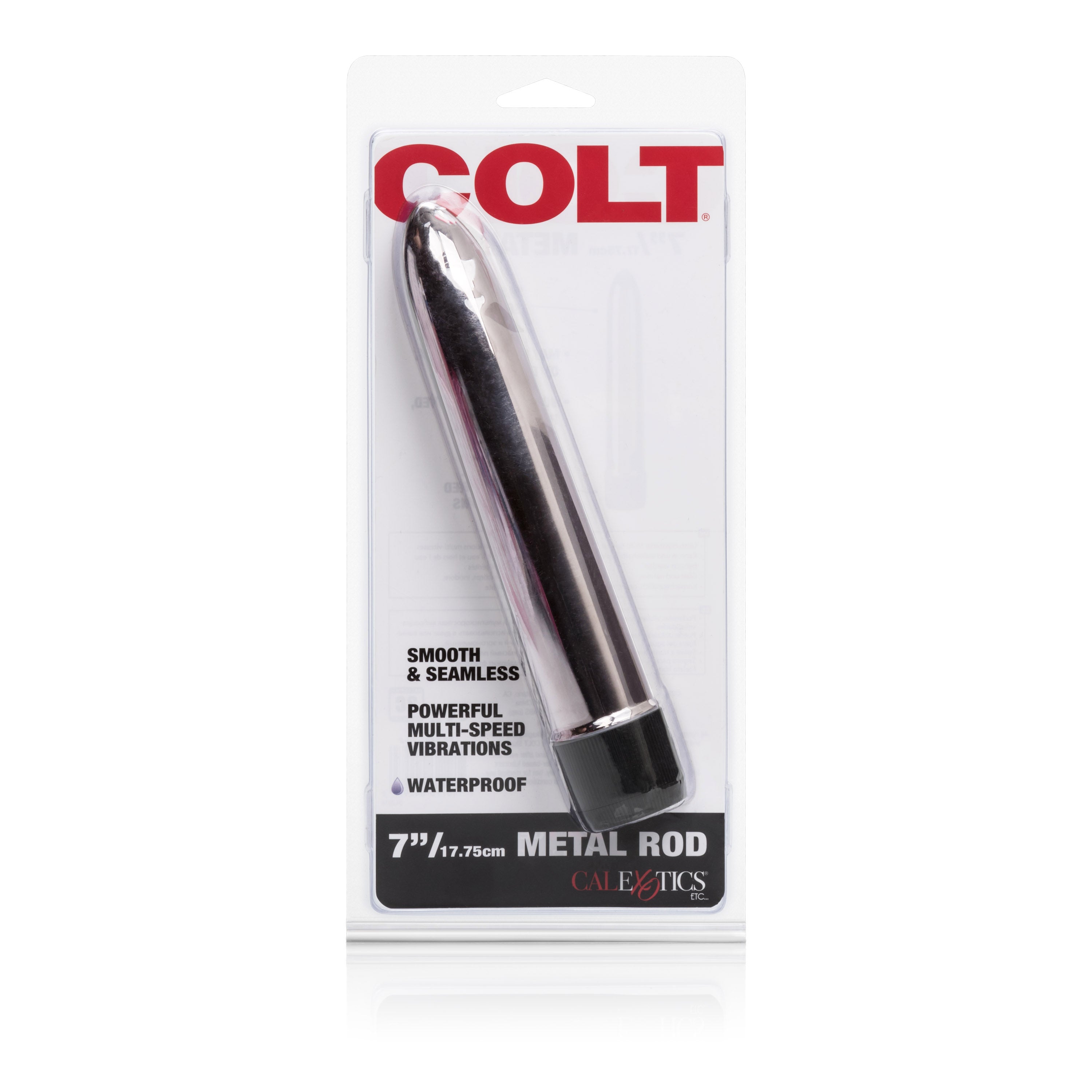 Colt Metal Vibe 7 Inch Multi-Speed Adult Toy BULLETS