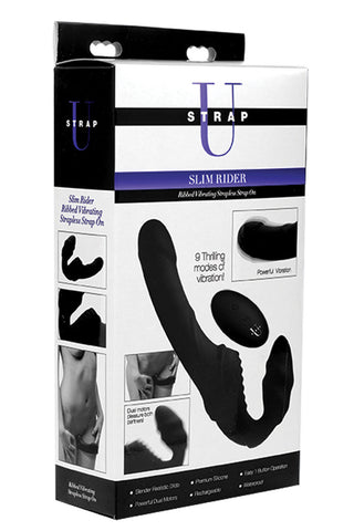 Pro Rider 9x Strapless Vibrating Silicone Strap On With Remote > Realistic Dildos and Vibes > Strapless Strap Ons