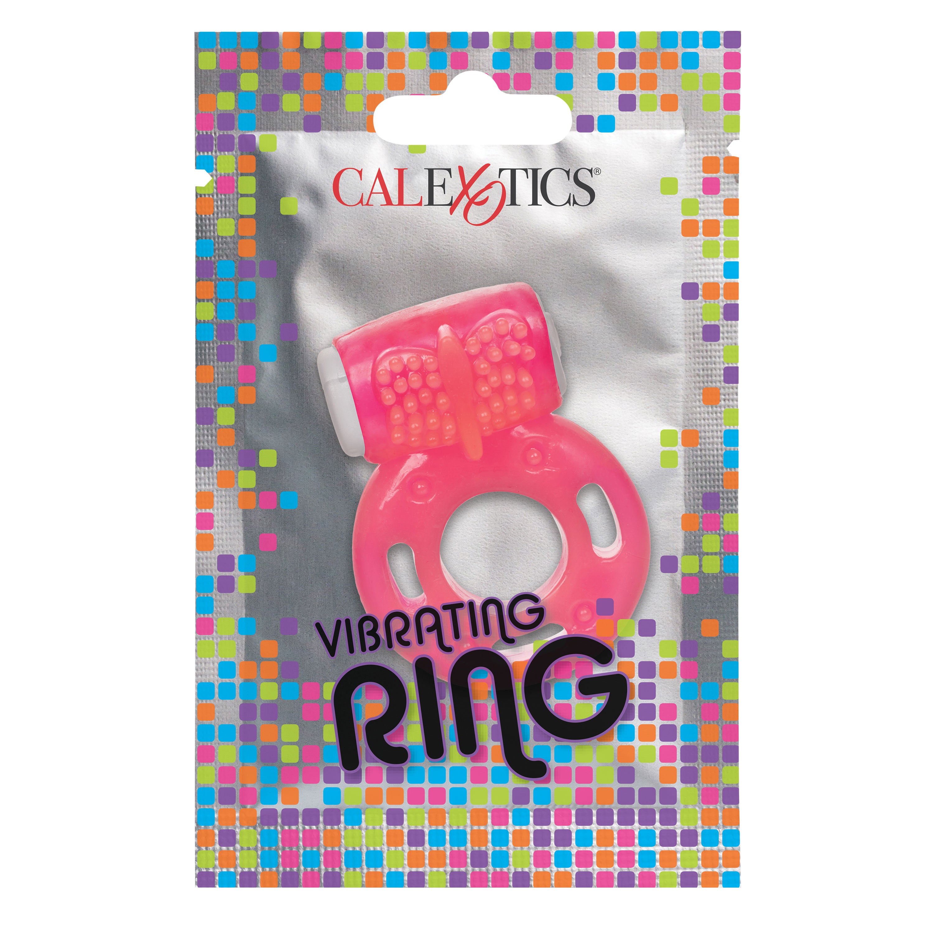 Foil Pack Vibrating Cock Ring Pink for Enhanced Pleasure Fun Default Title Cock Rings Vibrating