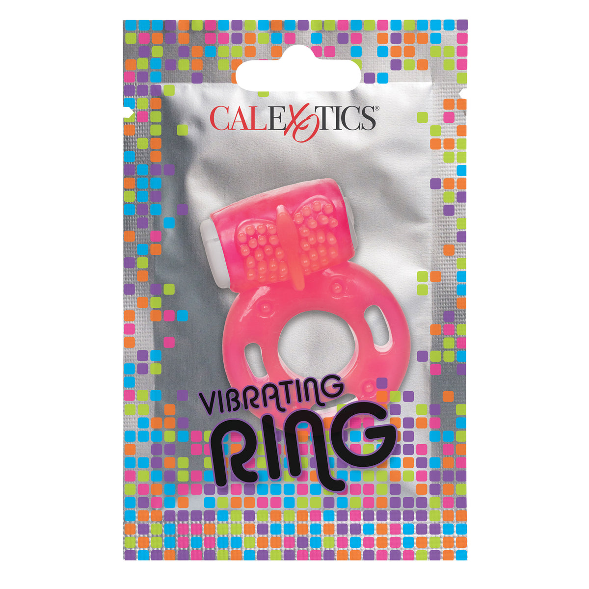 Foil Pack Vibrating Cock Ring Pink for Enhanced Pleasure Fun Default Title Cock Rings Vibrating