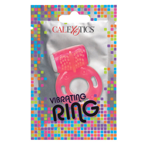 Foil Pack Vibrating Cock Ring Pink for Enhanced Pleasure Fun Default Title Cock Rings Vibrating