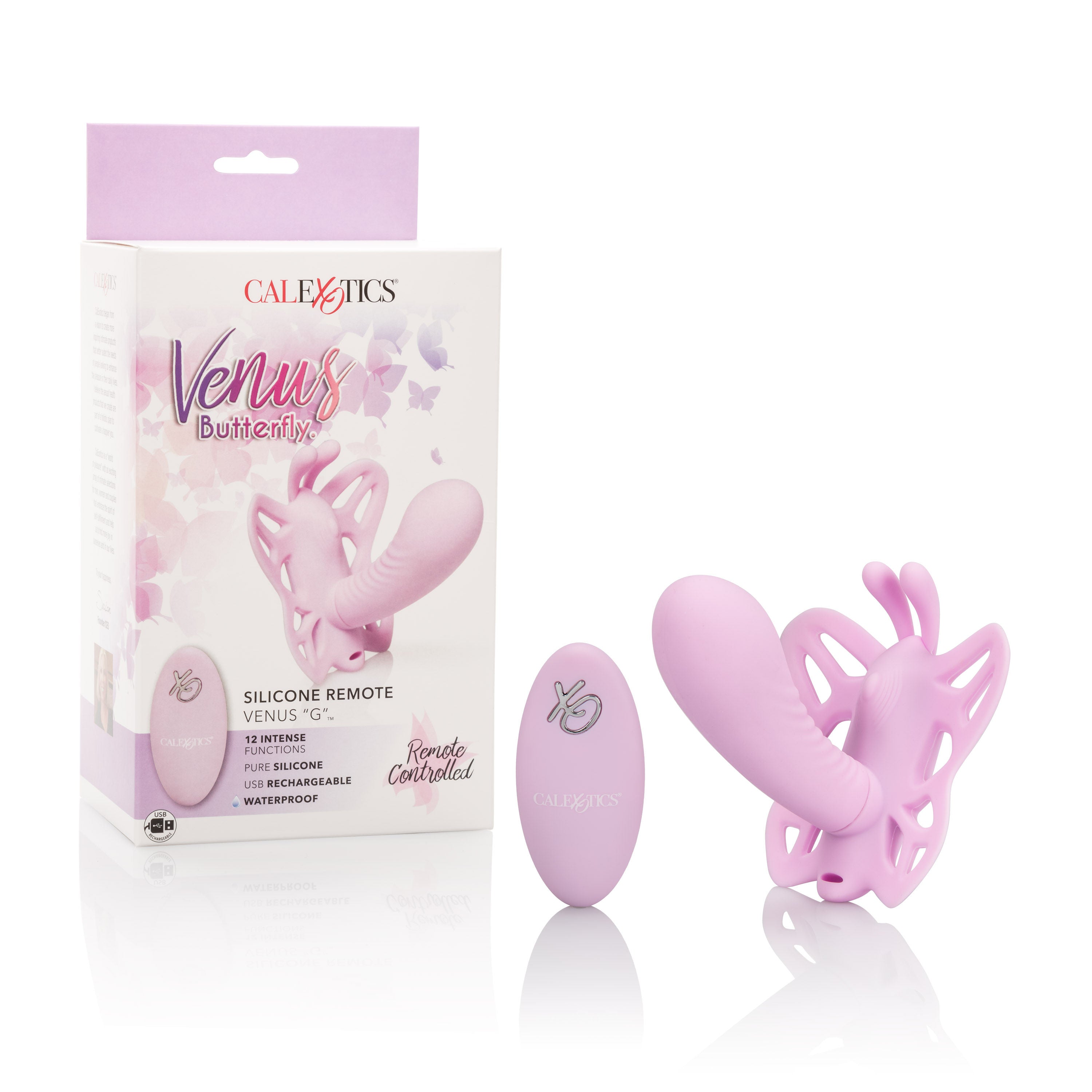 Venus Butterfly Silicone Remote G-Spot Vibrator with 12 Modes Vibrators