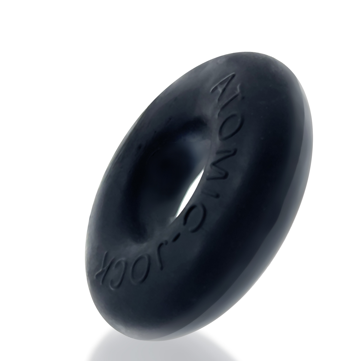 Donut 2 Cockring Large Night 5x Stretch Silicone Black Large > Cock Ring > Single