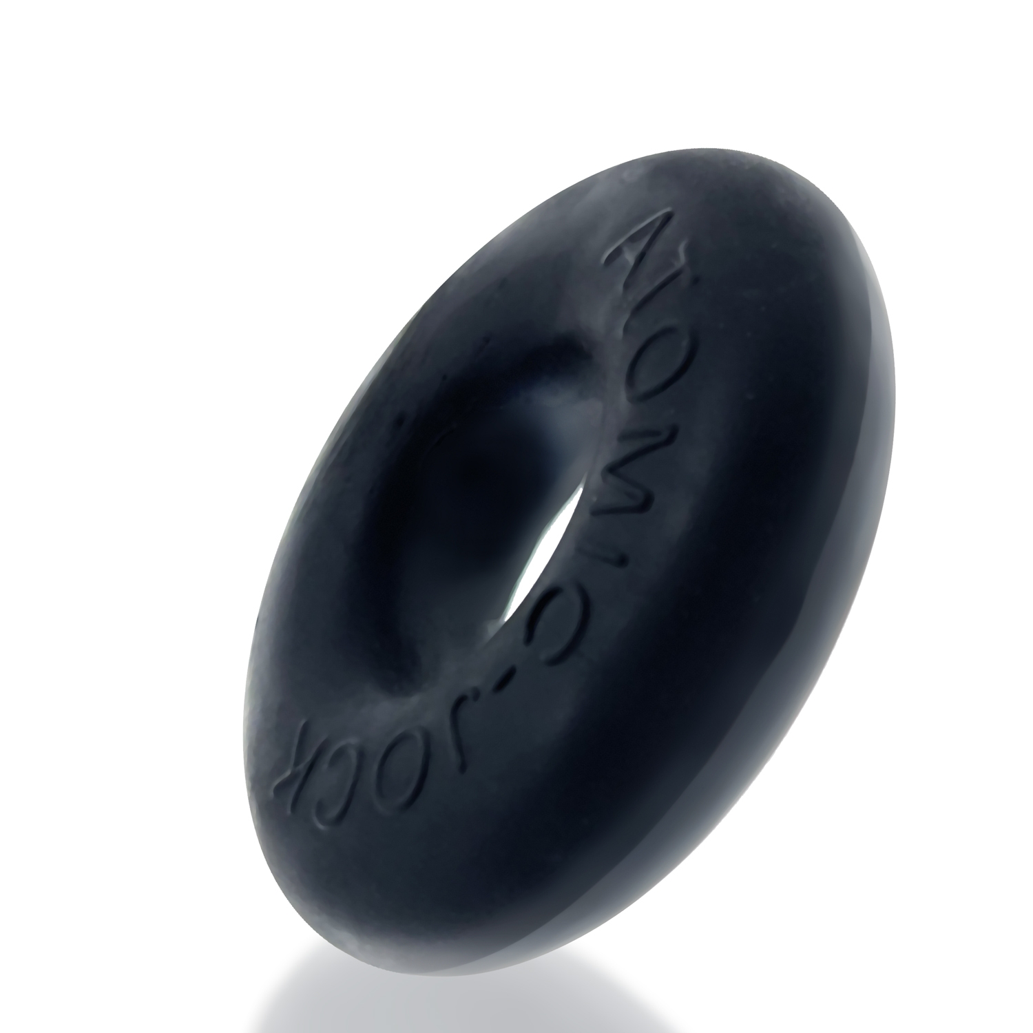 Donut 2 Cockring Large Night 5x Stretch Silicone Black Large > Cock Ring > Single
