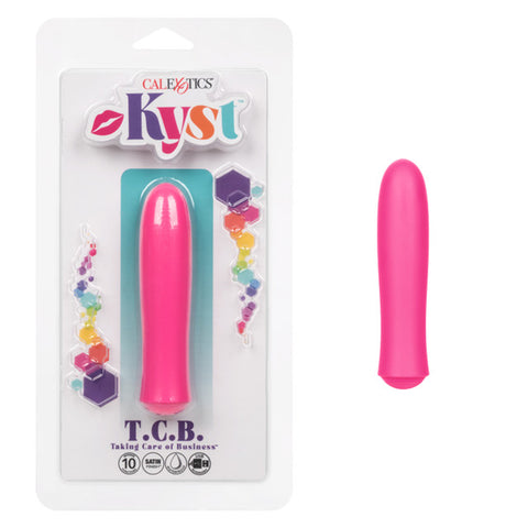 Kyst T.C.B. Taking Care of Business Mini Massager Pink 4-Inch Satin Finish BULLETS