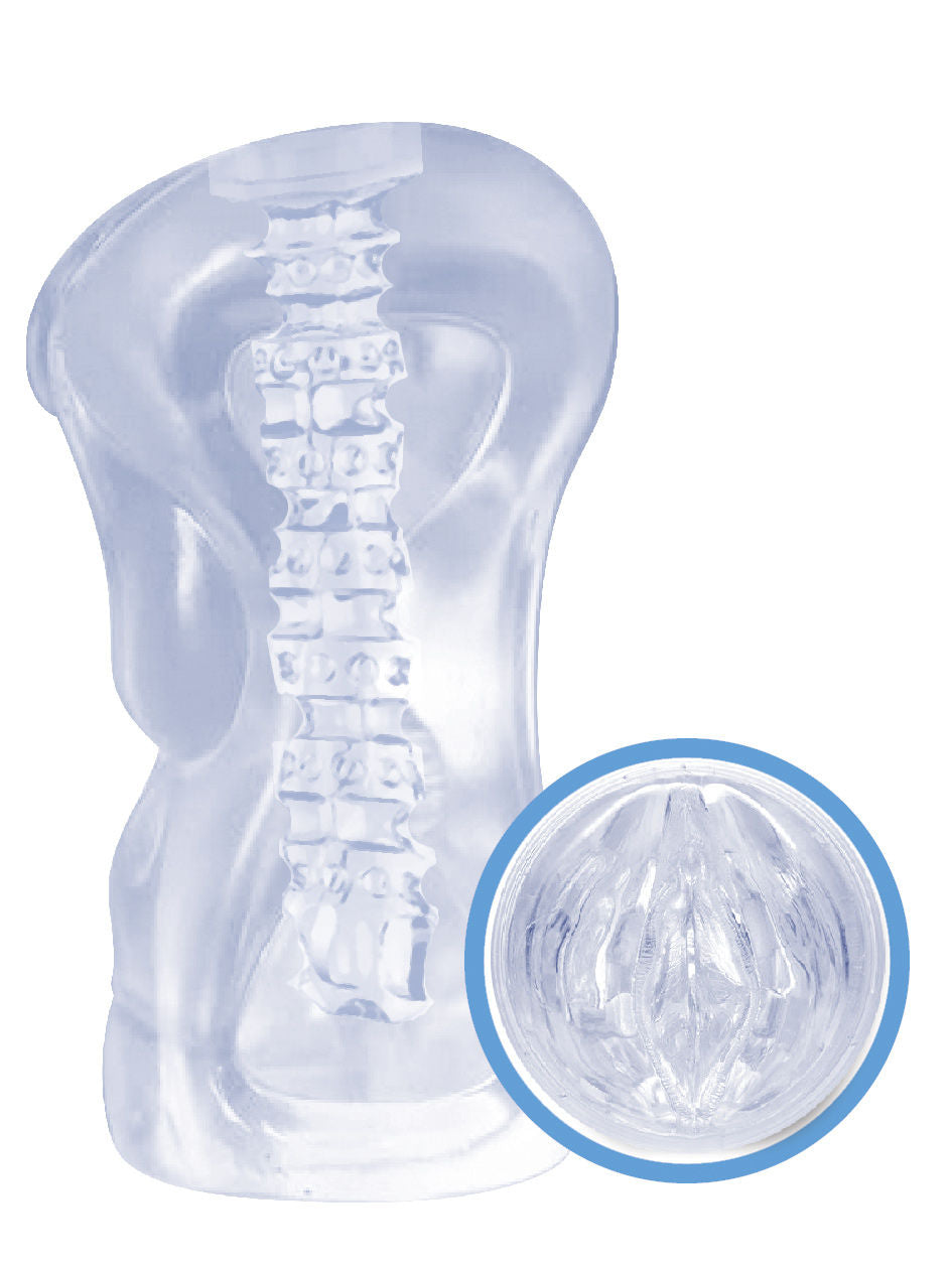 Jack-It Frost Curves Male Masturbator Stroker with Grip > Sex Toys For Men > Masturbators > Manual