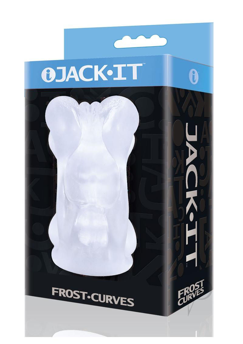 Jack-It Frost Curves Male Masturbator Stroker with Grip > Sex Toys For Men > Masturbators > Manual