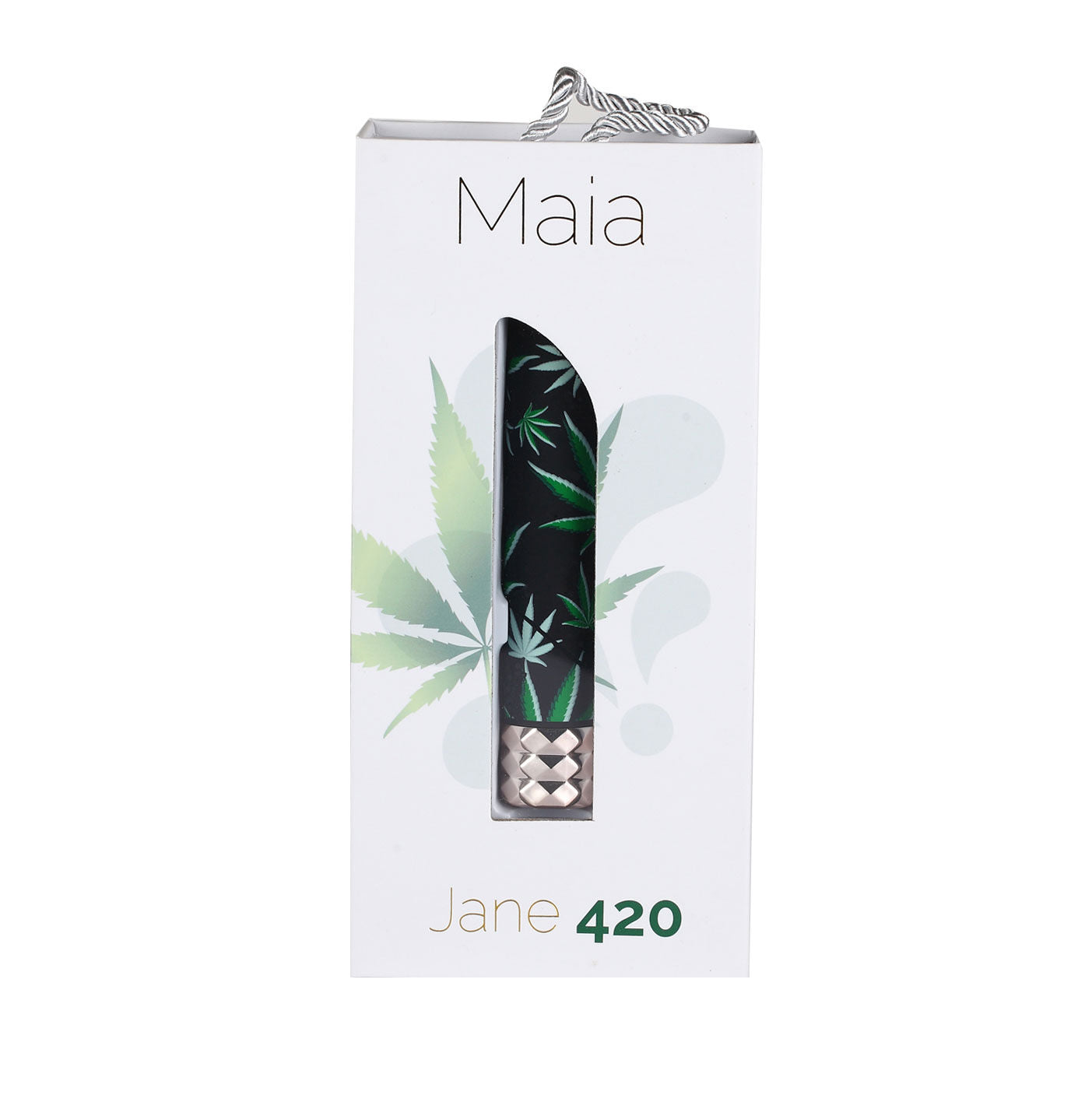 Jane 420 Series USB Rechargeable Crystal Gems Bullet Vibrator Black BULLETS