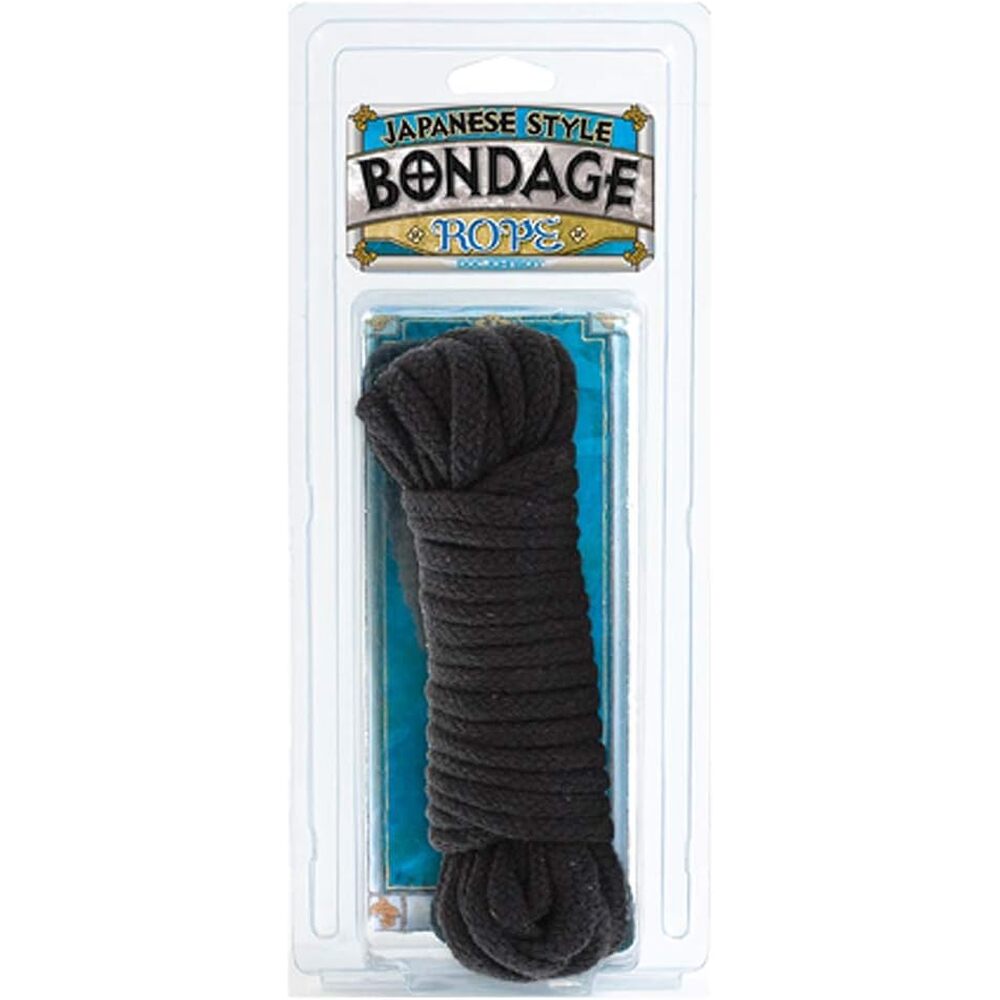 Japanese Style Bondage Rope (Black) – 32-Foot Cotton Bondage Rope > Bondage Gear > Rope
