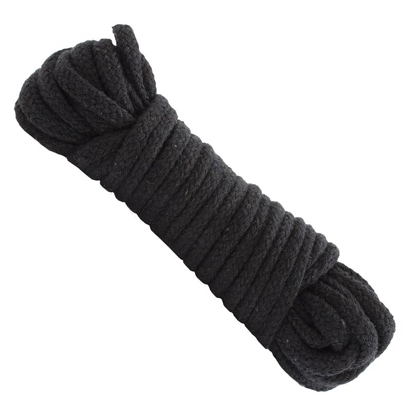 Japanese Style Bondage Rope (Black) – 32-Foot Cotton Bondage Rope > Bondage Gear > Rope