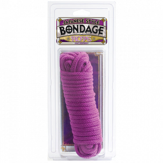 Japanese Style Bondage Rope (Purple) – 32-Foot Soft Cotton Bondage Rope Secondary image
