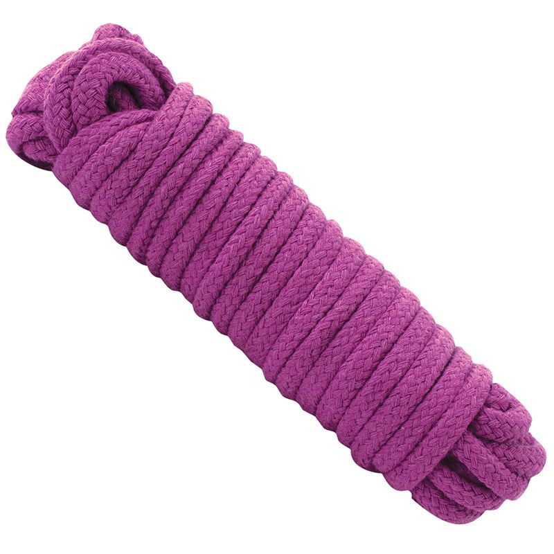 Japanese Style Bondage Rope (Purple) – 32-Foot Soft Cotton Bondage Rope > Bondage Gear > Rope Main image