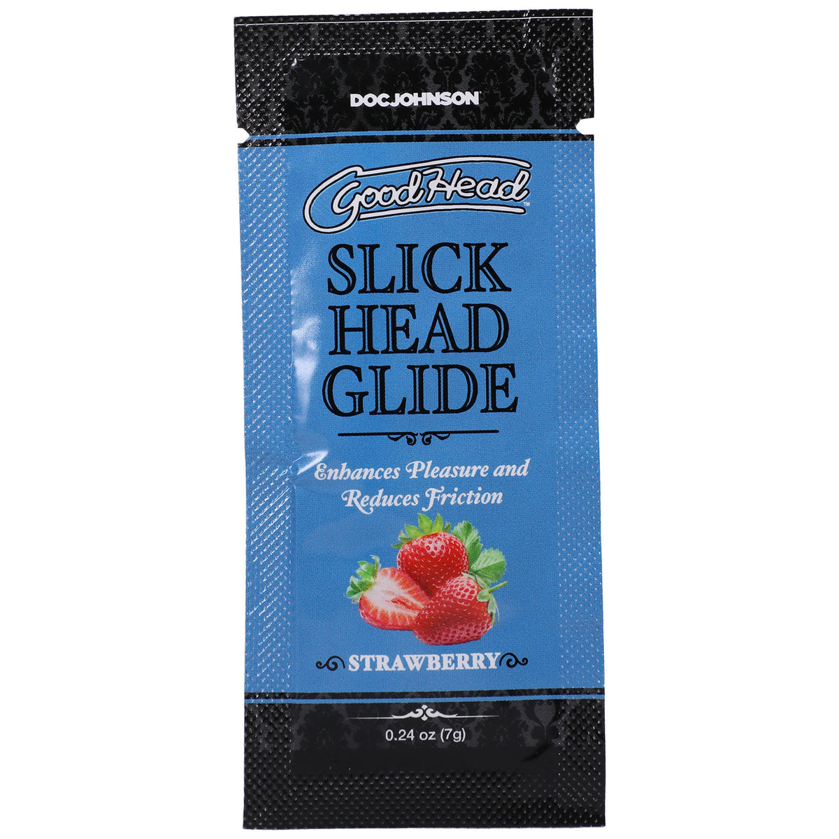 Goodhead Strawberry Slick Head Glide Single Use Lubricant Default Title Oral Gels & Sprays