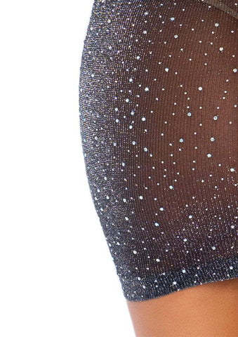 Shimmery Rhinestone Lurex Tube Dress One Size Erotic Wear Black > Clothes > Dresses and Chemises